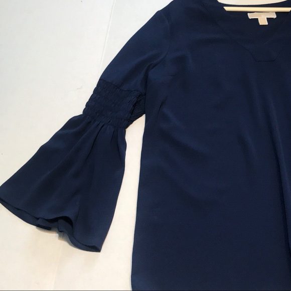 Michael Kors Tops - Michael Kors Kinley V-Neck Bell Sleeve Blouse